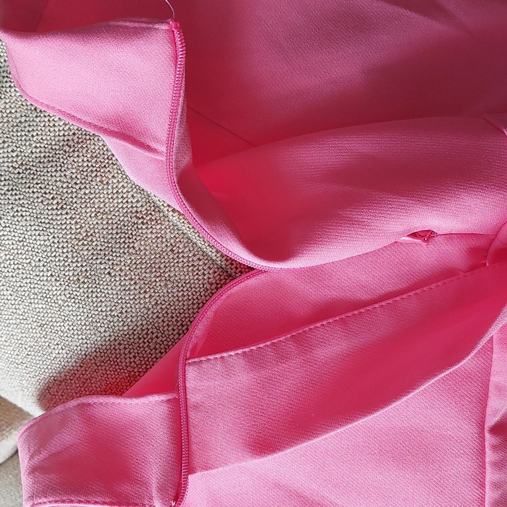 Zara Pink Bow Ruffle Skort Sz S - Picture 8 of 11